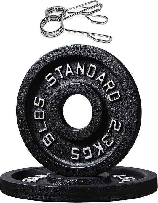Signature Fitness Olympic 2-Inch Cast Iron Plate Weight
