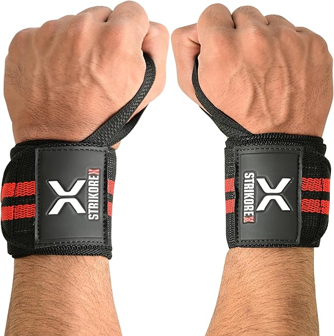 Wrist Straps for Weightlifting with Support for Men 18", Gym