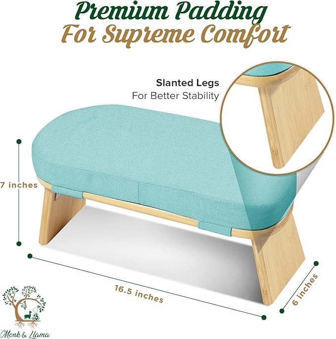 Monk & Llama Meditation Bench - Foldable