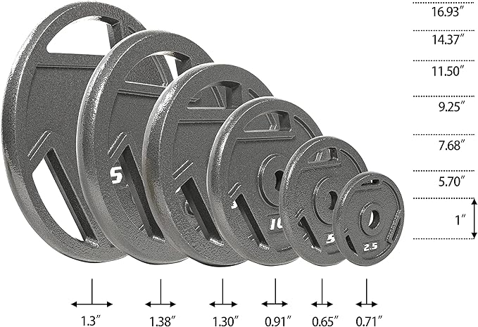 Signature Fitness Cast Iron Plate Weight Plate