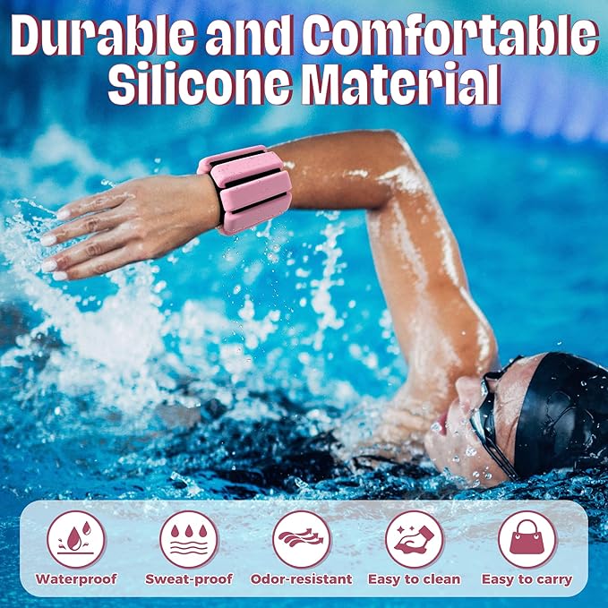 Wearable Wrist & Ankle Weights Set of 2/4