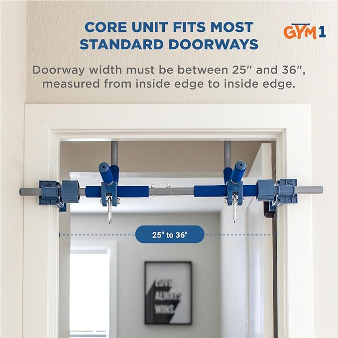 Gym1 2-Piece Doorway Gym for Kids 300 Lbs,