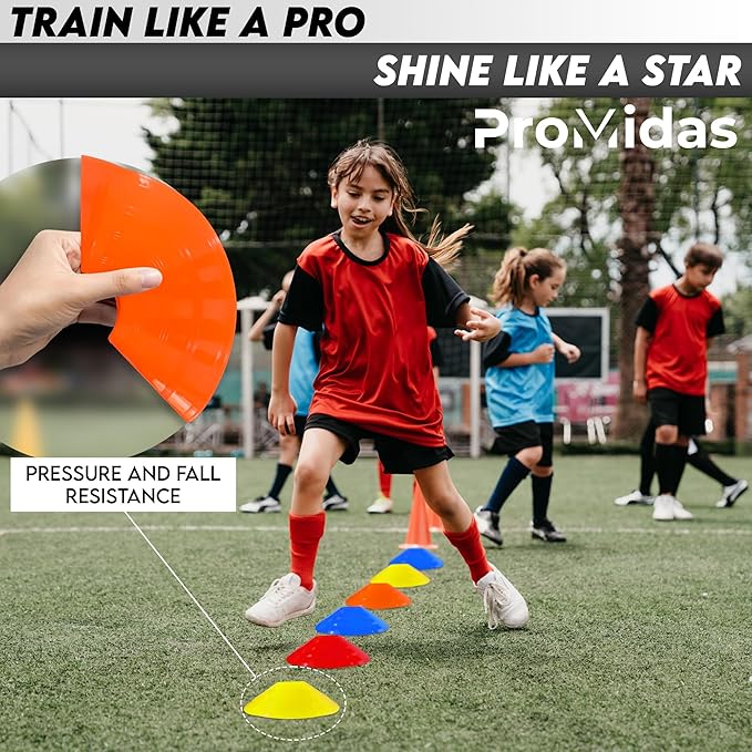 Soccer Cones for Training - (24 50 & 100 Pcs)