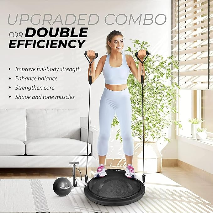 Yes4All 880LBS Premium Half Ball Balance Trainer
