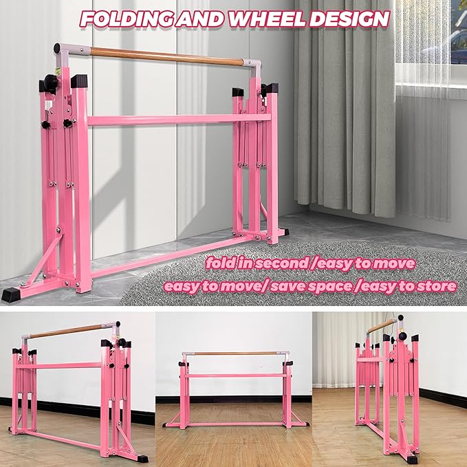 Gymnastic Bar For Kids and Teenage Ages 3-25 5 FT 6 FT 5 FT 6 FT