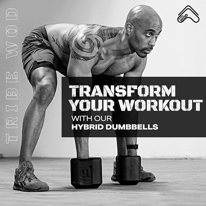 Tribe WOD Dark Elf Hybrid Dumbells 10-35lb - 1)