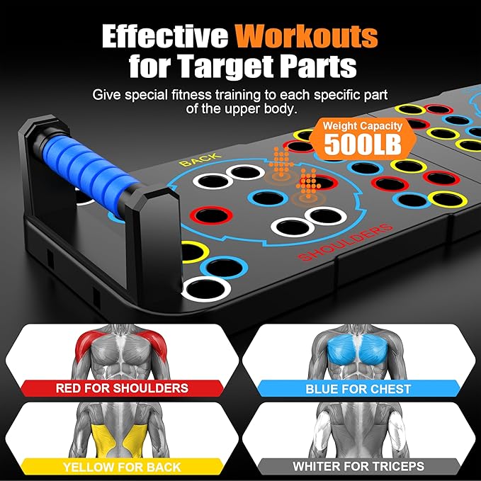 Solid Push Up Board Home Workout Equipment Multi-Functional
