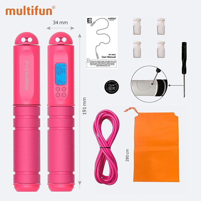Jump Rope, multifun Speed Skipping Rope with Calorie