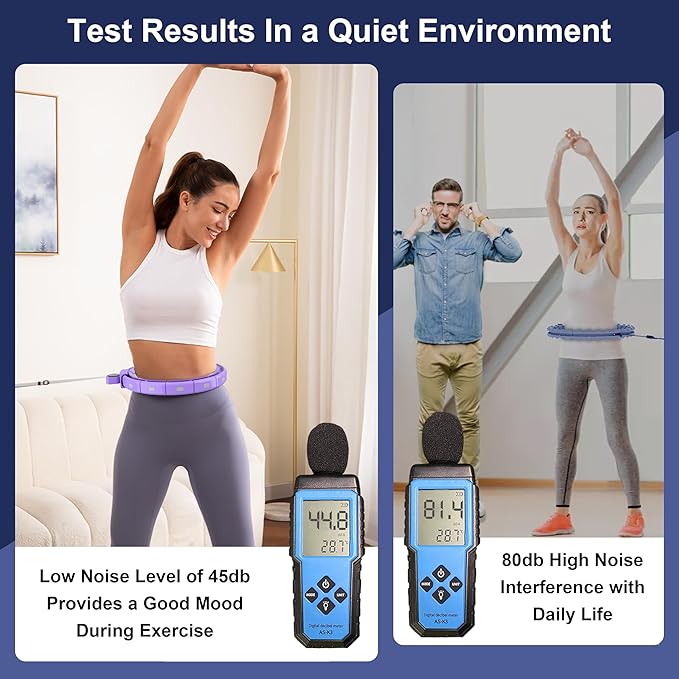 Weighted Workout Hoop for Adult Weight Loss - 50" Plus