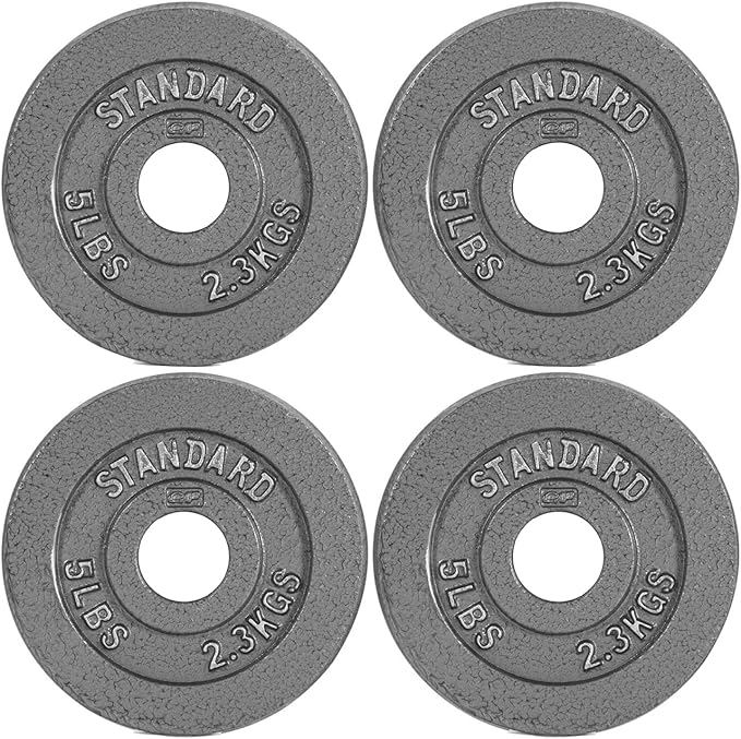 CAP Barbell Olympic 2-Inch Weight Plates Gray