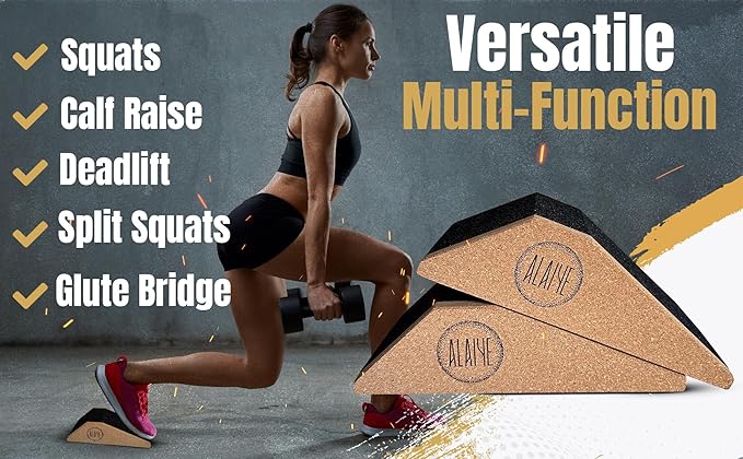 Squat Wedge Blocks (Set of 2) â€“ Non-Slip