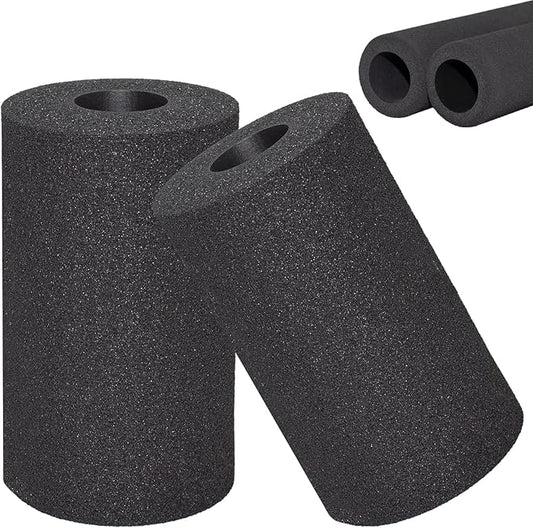 Foot Foam Pads Roller (5.5 * 3.1 * 3.1in), Marcy Olympic Weight Bench Foam for Inversion Table,Sit Ups,Leg Curl Press Attachment Extension (Black)