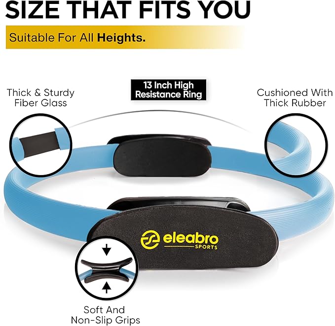 eleabro Sports Pilates Ring Circle A1 Size