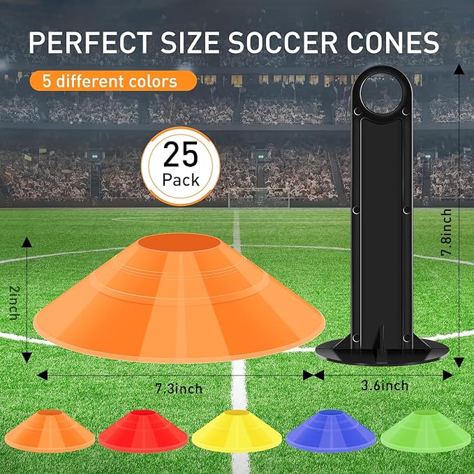 Soccer Training Cones 5 Color