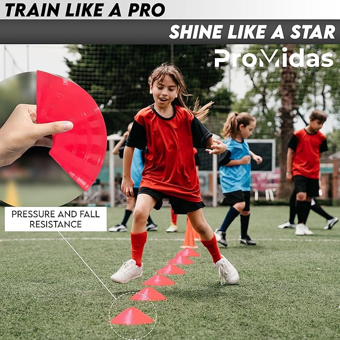 Soccer Cones for Training - (24 50 & 100 Pcs)