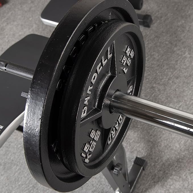 Signature Fitness Olympic Cast Iron Plate for Strength