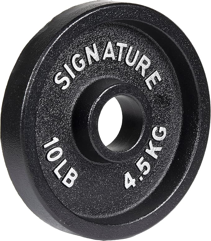 Signature Fitness Deep Dish 2-Inch Olympic Cast Iron