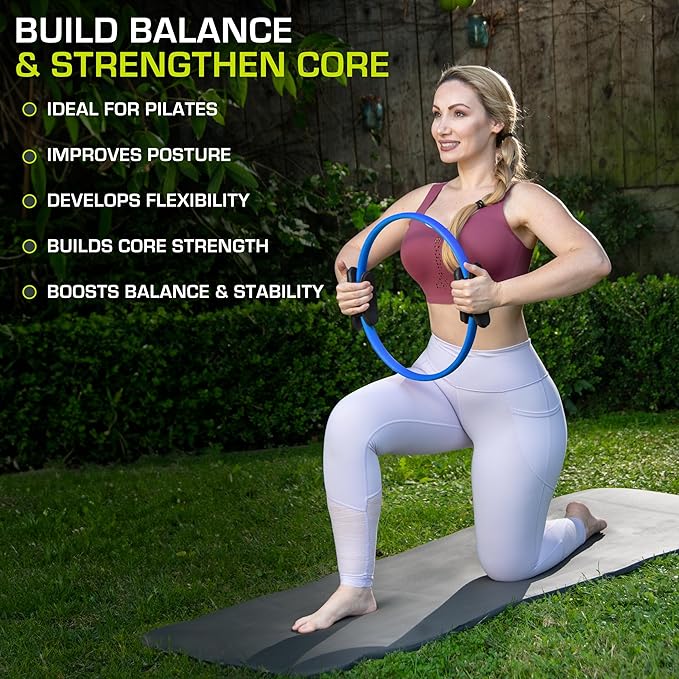 The ProsourceFit Resistance Ring enhances Pilates Workouts
