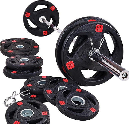 Signature Fitness Olympic 2-Inch Cast Iron Plate Weight
