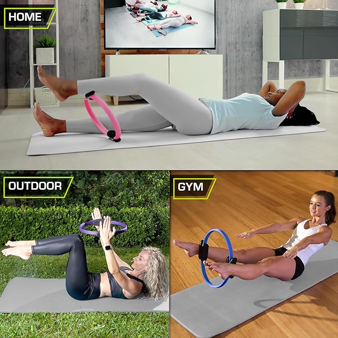 The ProsourceFit Resistance Ring enhances Pilates Workouts