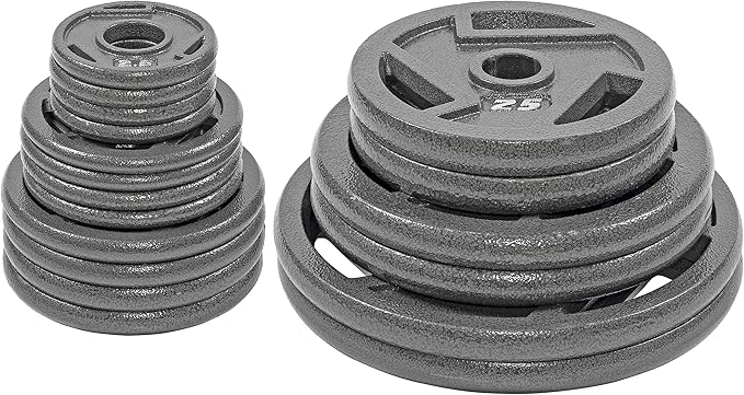 Signature Fitness Olympic 2-Inch Cast Iron Plate Weight