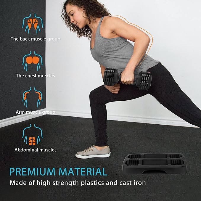 VIVOHOME 2.5 lbs to 15 lbs Adjustable Weights 2 with