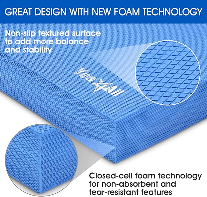 Yes4All BME4 Balance Pad, X-Large, Blue