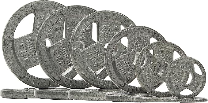 Signature Fitness Olympic 2-Inch Cast Iron Plate Weight
