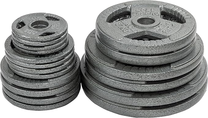 Signature Fitness Olympic 2-Inch Cast Iron Plate Weight