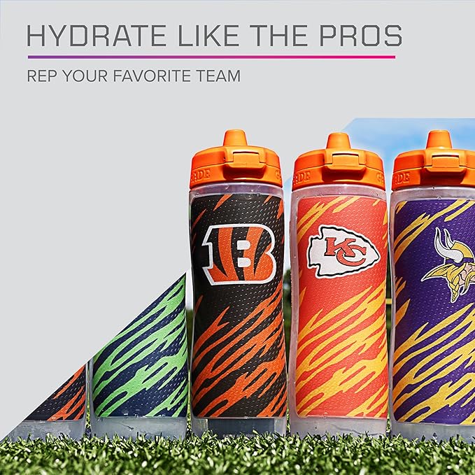 Gatorade Gx NFL Non-Slip Squeeze Bottles 30 fl