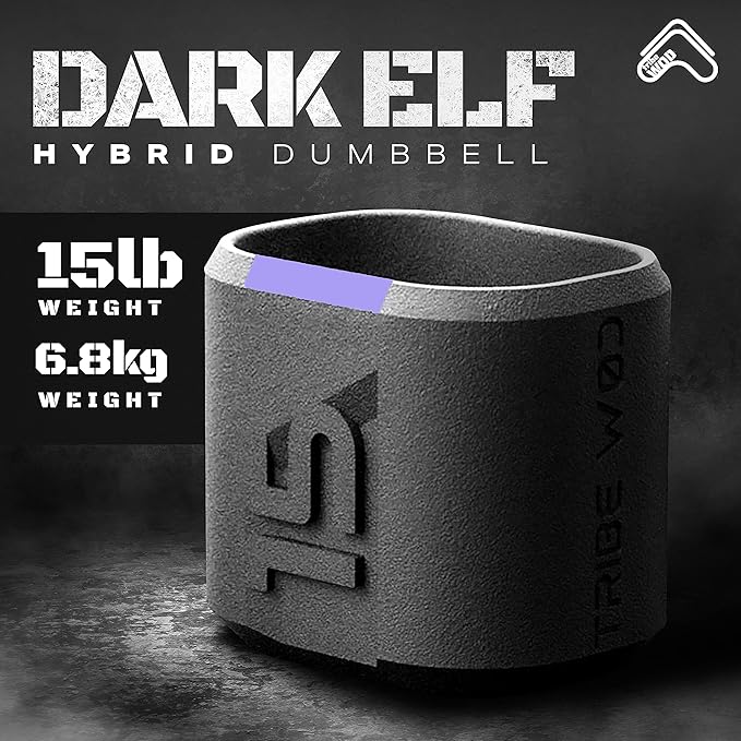 Tribe WOD Dark Elf Hybrid Dumbells 10-35lb - 1)