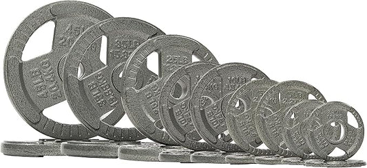 Signature Fitness Olympic 2-Inch Cast Iron Plate Weight