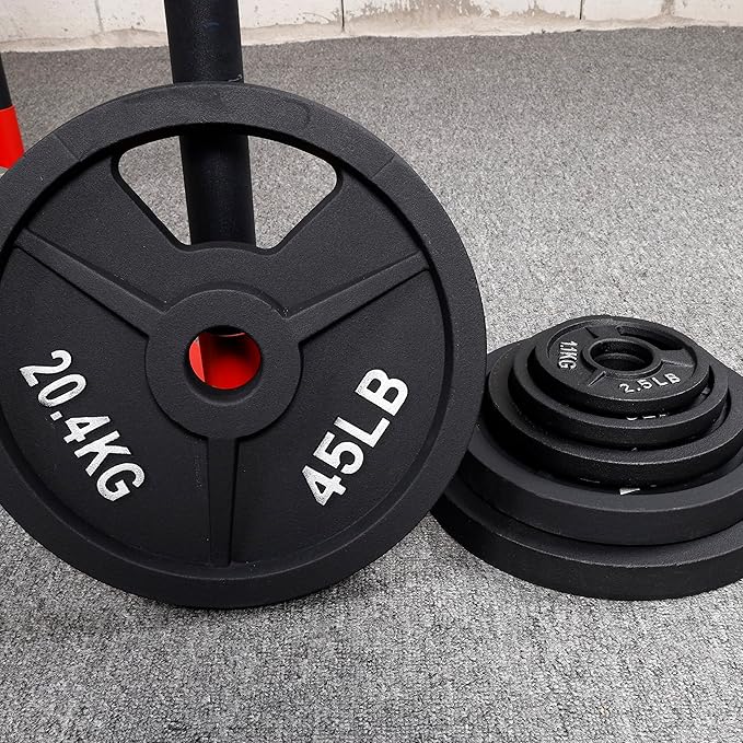 Signature Fitness Olympic 2-Inch Cast Iron Plate Weight