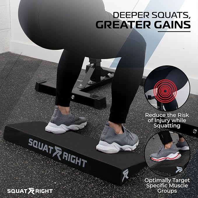 Squat Wedge - Premium Extra Wide & Durable