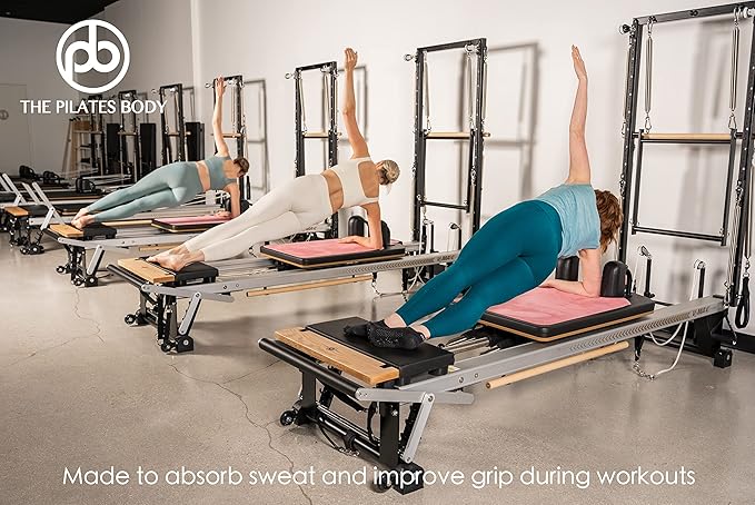 Pilates Body Pilates Reformer Mat – Fits Merrithew, Allegro, Balanced Body, Aeropilates machines – Clean, non-slip, sweat-wicking mat accessory - Reformer accessories equipment