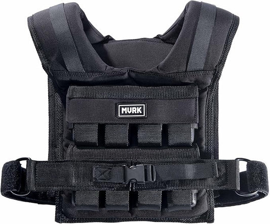 MVRK Weighted Vest Men 18lbs | 28lbs | 35lbs | 45lbs | 65lbs - Weighted Workout Vest With Removable Iron Weights, Heavy Duty Weighted Exercise Vest For Functional Training & Calisthenics - Weight Vest for Men and Women
