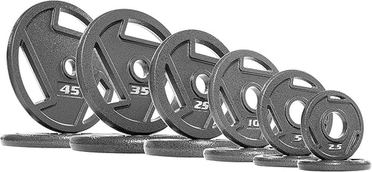 Signature Fitness Olympic 2-Inch Cast Iron Plate Weight