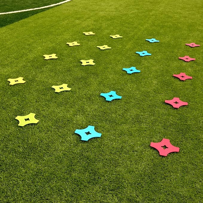 Pro Disc Cones Agility Training Markers 40 Pack,Flat