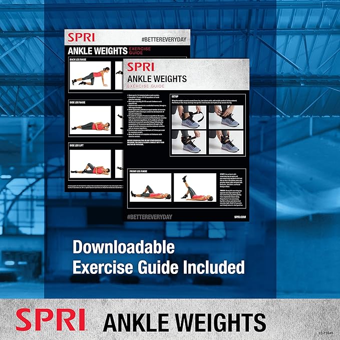 SPRI Adjustable Ankle Weights - Walking Weights