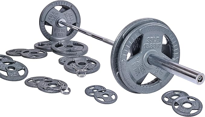 Signature Fitness Olympic 2-Inch Cast Iron Plate Weight