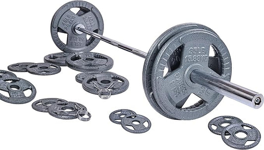 Signature Fitness Olympic 2-Inch Cast Iron Plate Weight