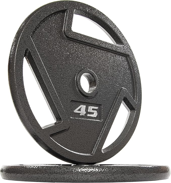 Signature Fitness Olympic 2-Inch Cast Iron Plate Weight
