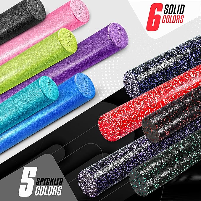 Yes4All High-Density Foam Roller for Back Pain Relief 12, 18, 18, 24, 24, 36 36 inch