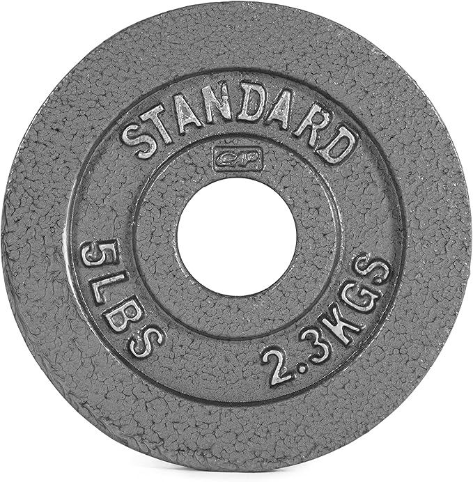 CAP Barbell Olympic 2-Inch Weight Plates Gray