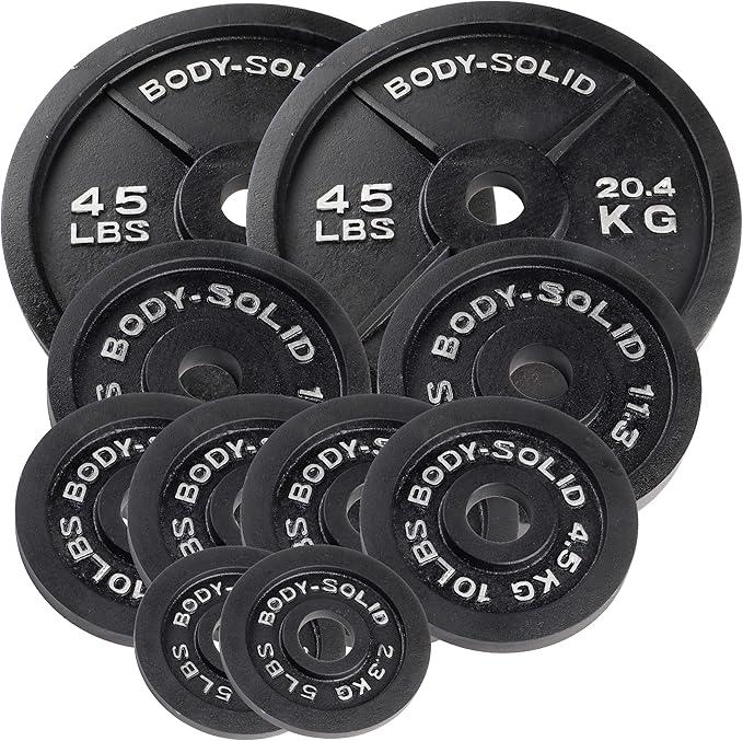 Body Solid OSB190 Olympic Cast 190 lbs. Weight Set