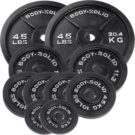 Body Solid OSB190 Olympic Cast 190 lbs. Weight Set
