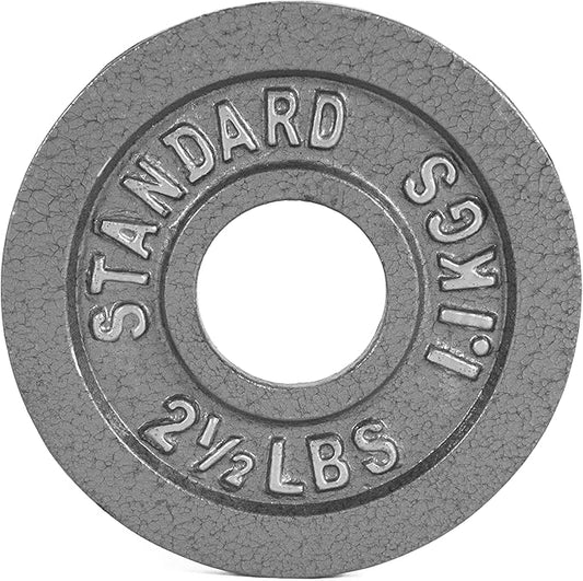 CAP Barbell Olympic 2-Inch Weight Plates Gray