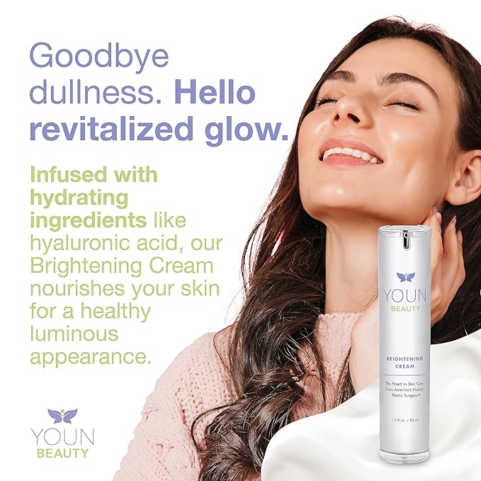 YOUN Beauty Sun Spots Skin Care Set by Holistic Plastic Surgeon Dr. Anthony Youn – Facial Skincare Bundle Includes Retinol Moisturizer, Brightening Face Cream & Advanced Wash-Off Exfoliating Cream