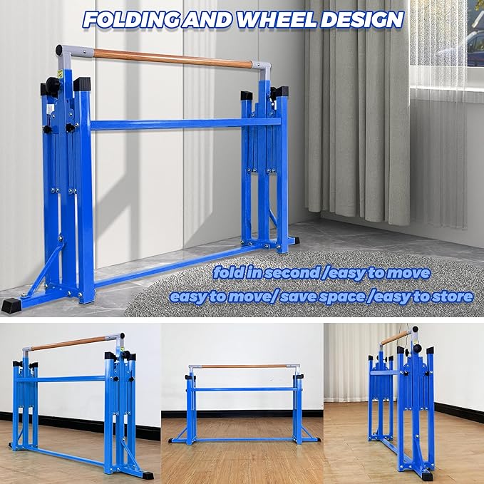 Gymnastic Bar For Kids and Teenage Ages 3-25 5 FT 6 FT 5 FT 6 FT