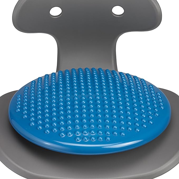 Gaiam Kids Balance Cushion, Inflatable Wobble Disk Active Sitting Chair Seat Cushion with Inflation Needle